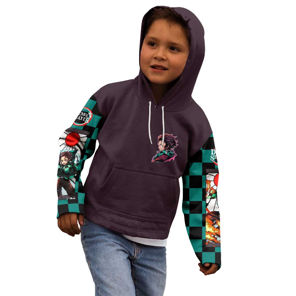 Kamado Tanjiro Demon Slayer Kid Hoodie Anime Style