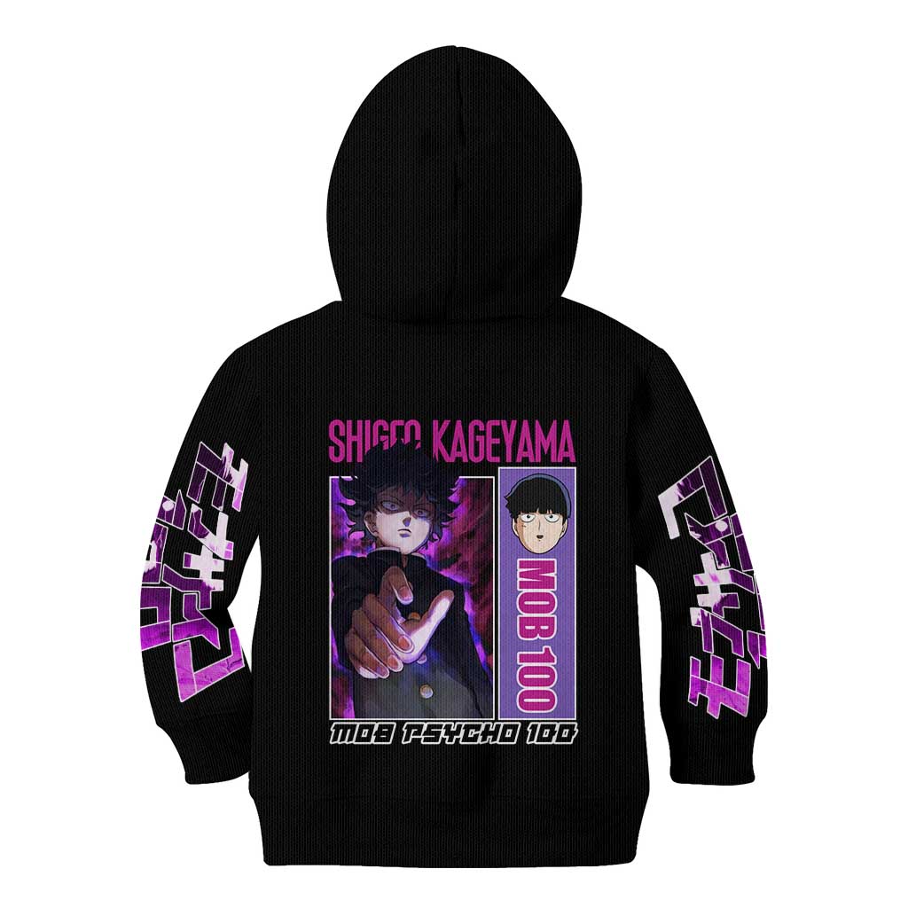 Shigeo Kageyama Mob Psycho 100 Kid Hoodie Anime Style