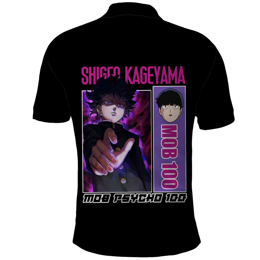 Shigeo Kageyama Mob Psycho 100 Polo Shirt Anime Style