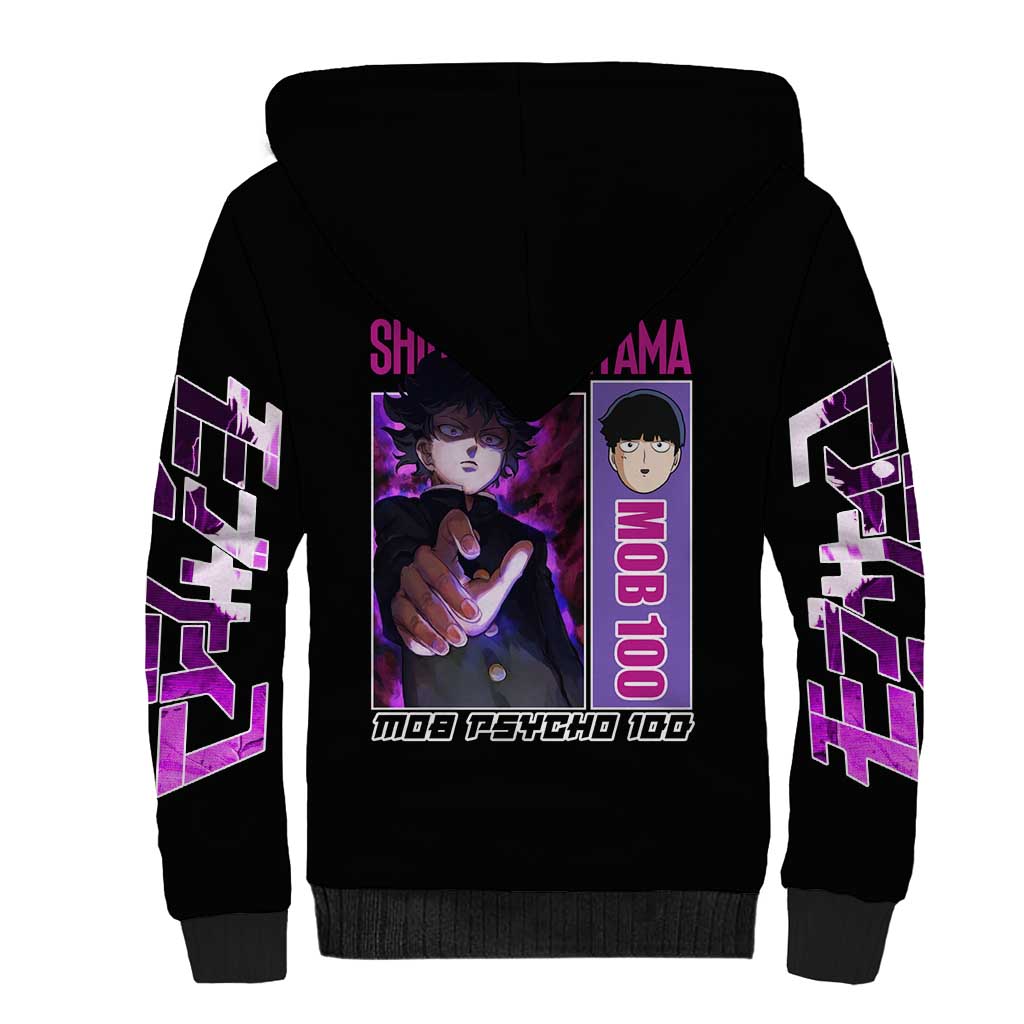 Shigeo Kageyama Mob Psycho 100 Sherpa Hoodie Anime Style