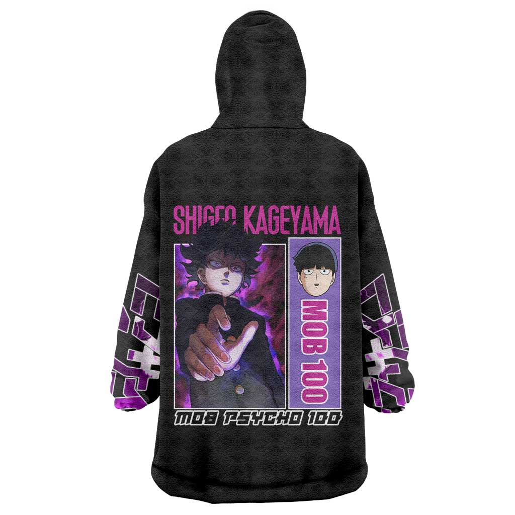 Shigeo Kageyama Mob Psycho 100 Wearable Blanket Hoodie Anime Style