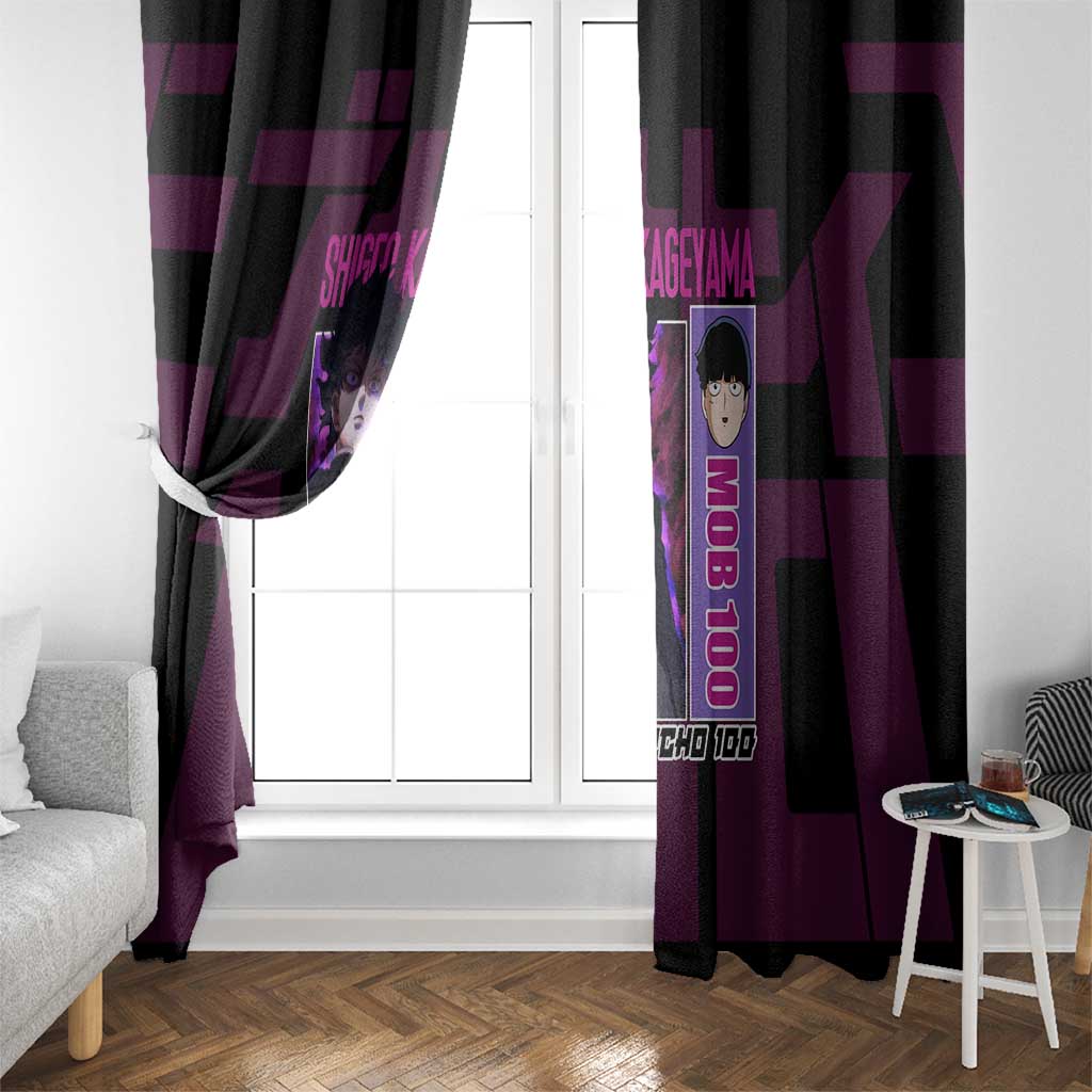 Shigeo Kageyama Mob Psycho 100 Window Curtain Anime Style