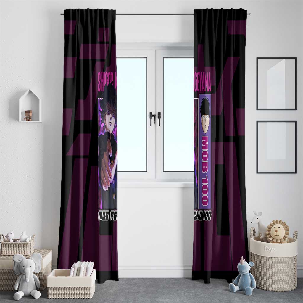 Shigeo Kageyama Mob Psycho 100 Window Curtain Anime Style