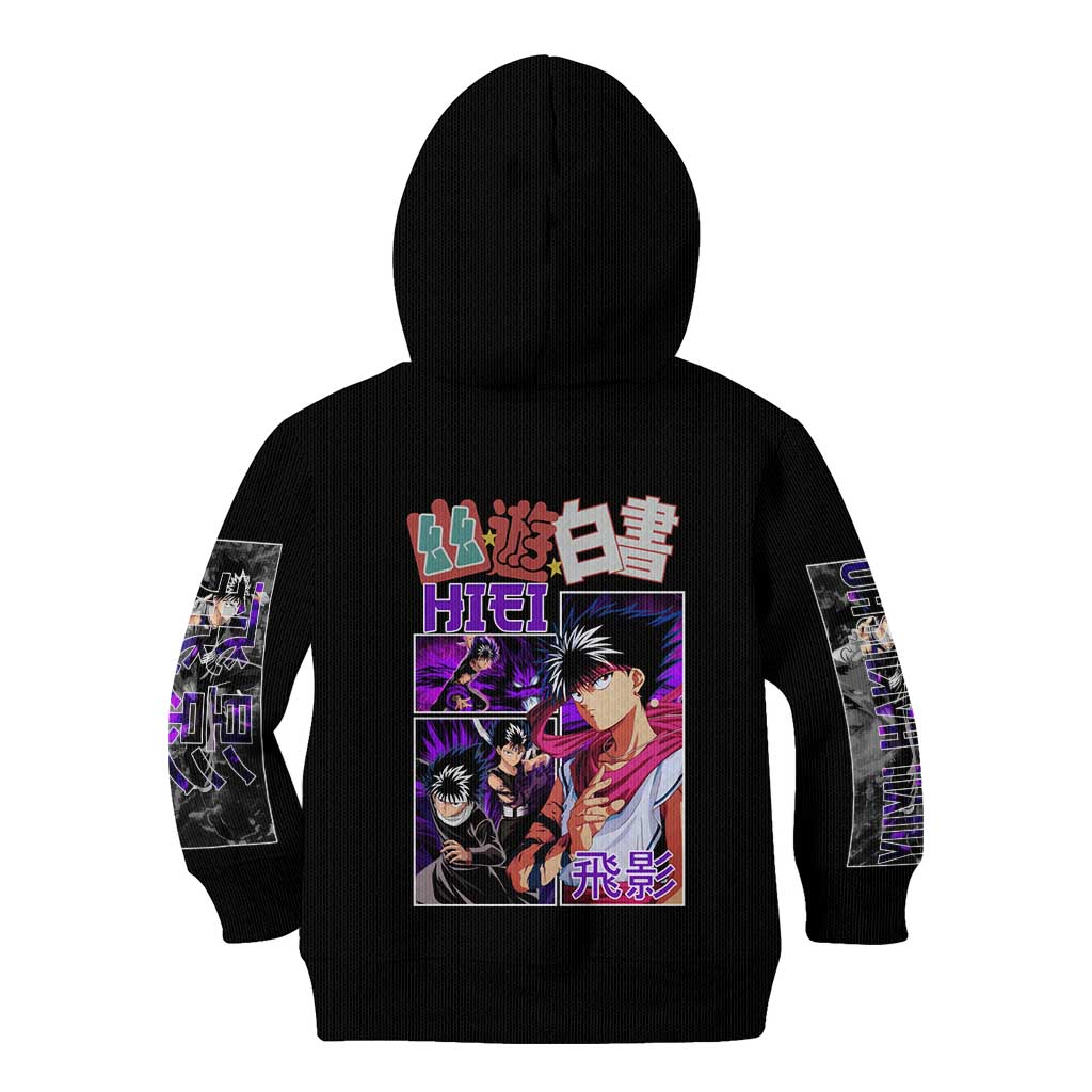 Hiei Yuyu Hakusho Kid Hoodie Anime Style