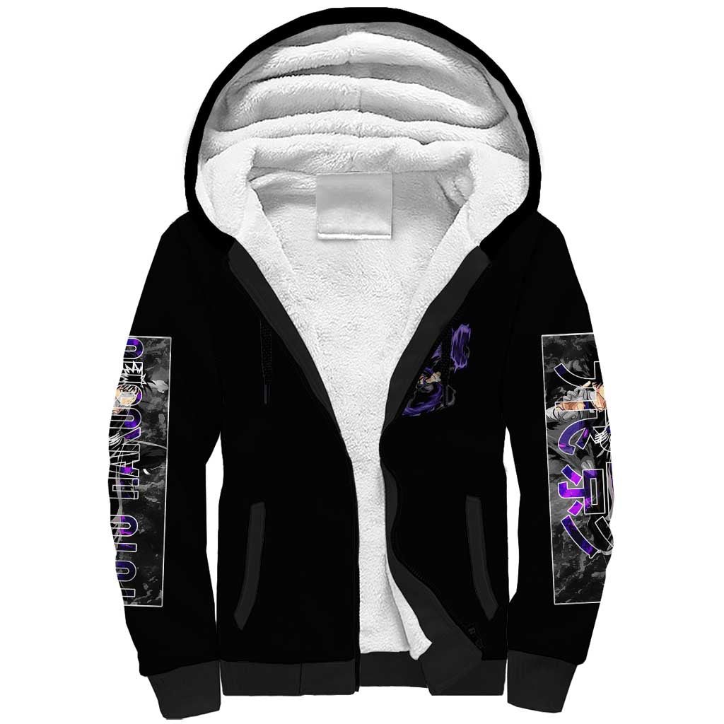Hiei Yuyu Hakusho Sherpa Hoodie Anime Style