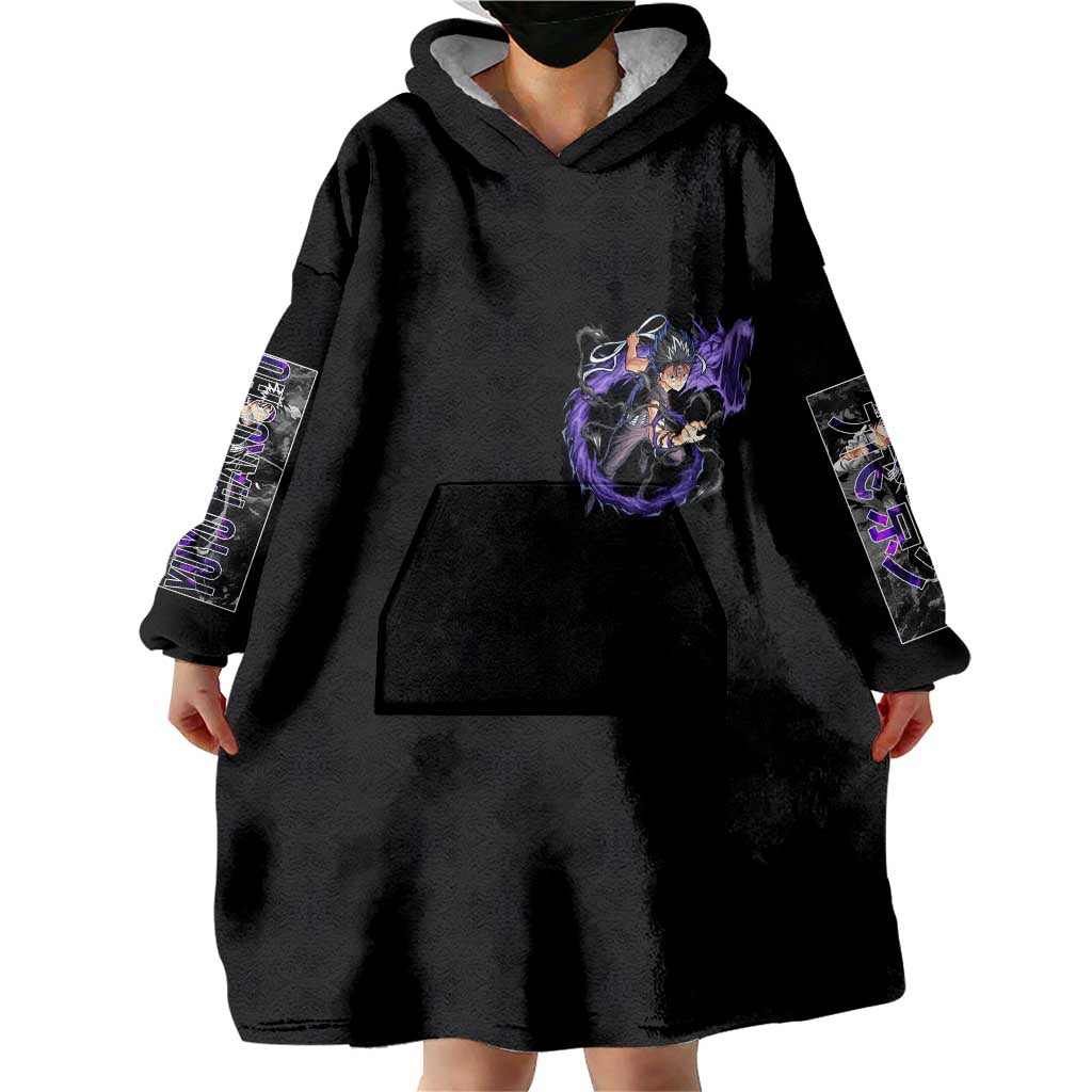 Hiei Yuyu Hakusho Wearable Blanket Hoodie Anime Style