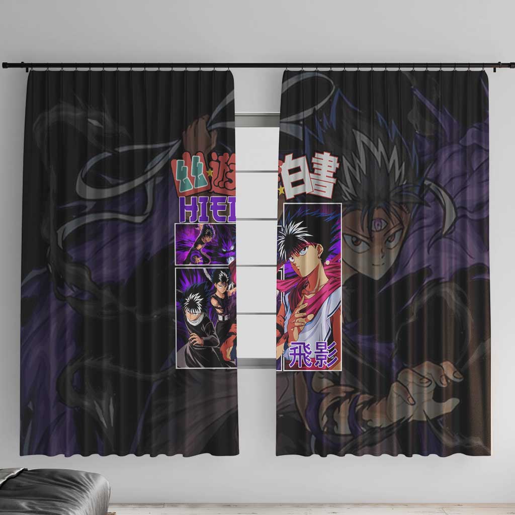 Hiei Yuyu Hakusho Window Curtain Anime Style
