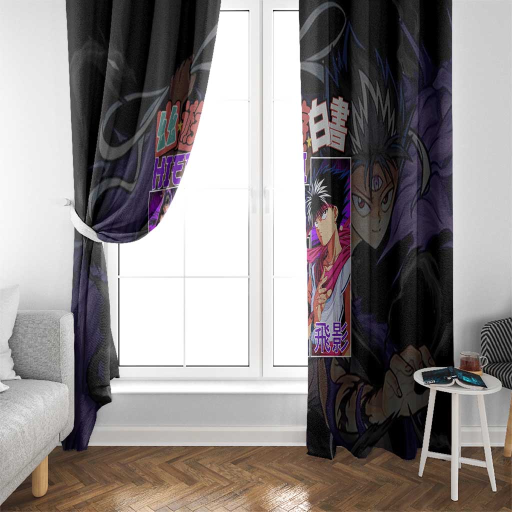 Hiei Yuyu Hakusho Window Curtain Anime Style