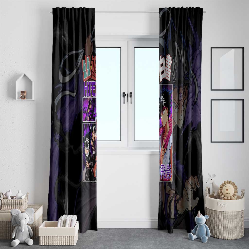 Hiei Yuyu Hakusho Window Curtain Anime Style