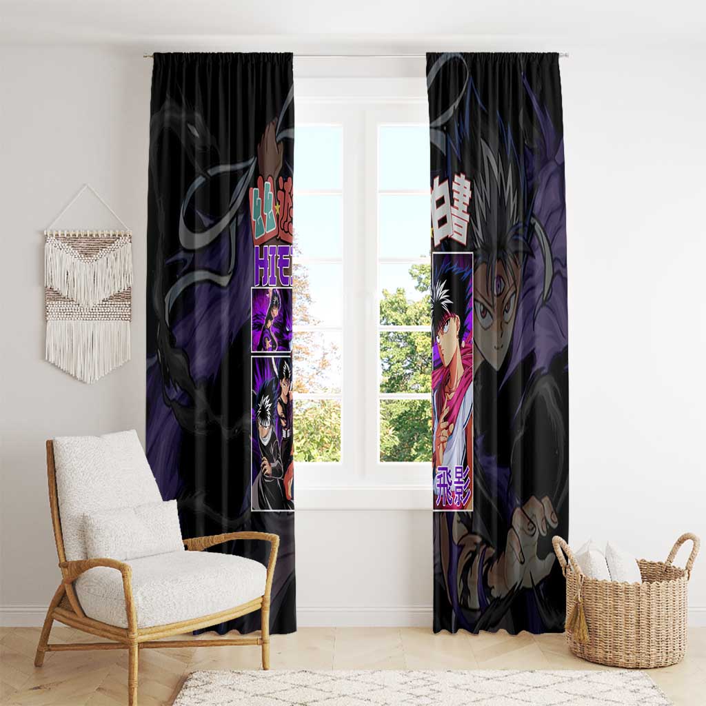 Hiei Yuyu Hakusho Window Curtain Anime Style