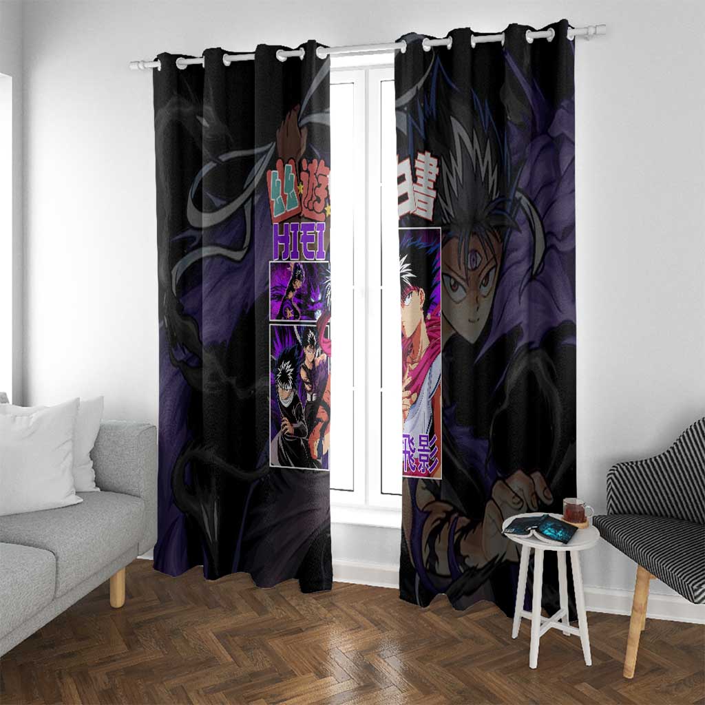 Hiei Yuyu Hakusho Window Curtain Anime Style