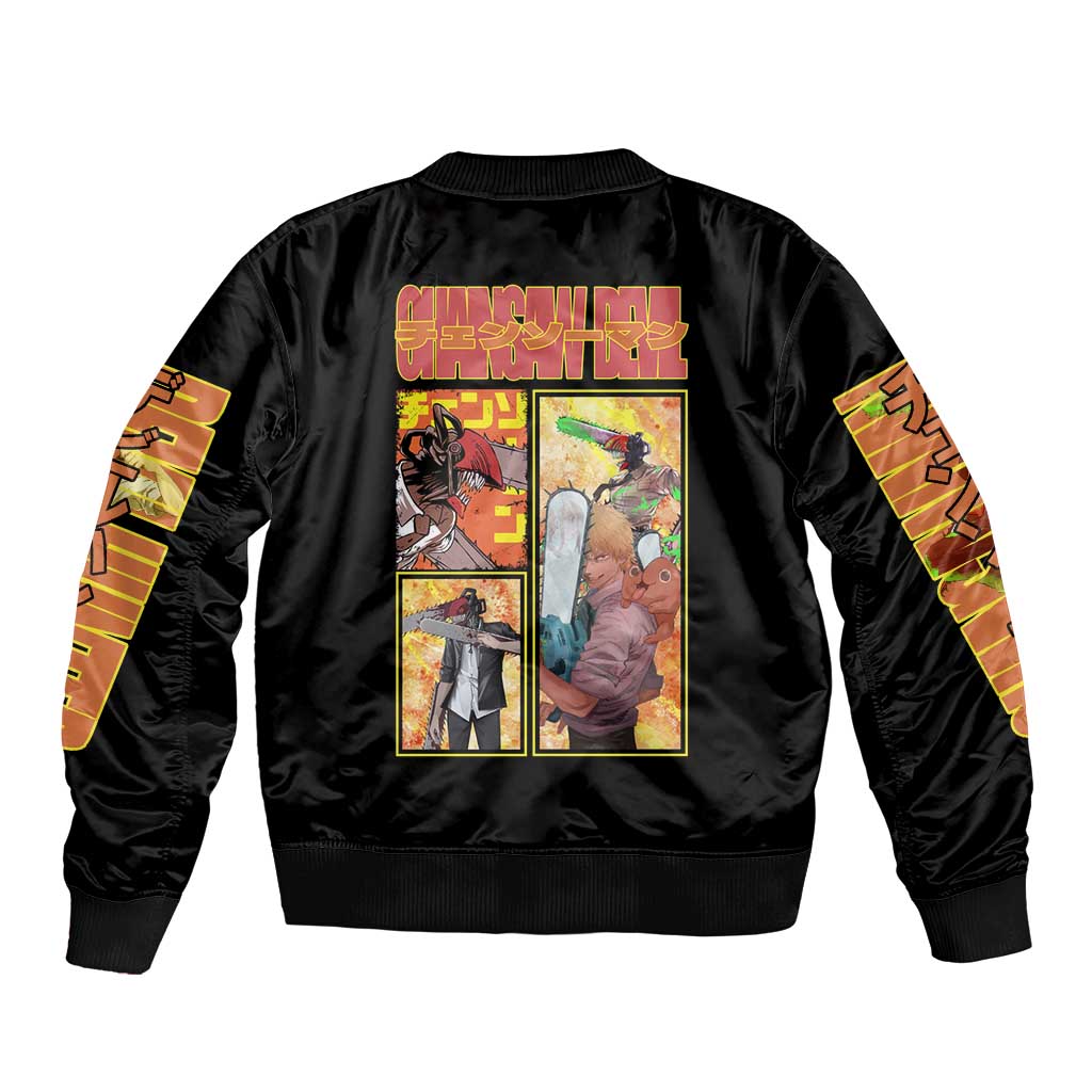 Denji Chainsaw Man Bomber Jacket Anime Style