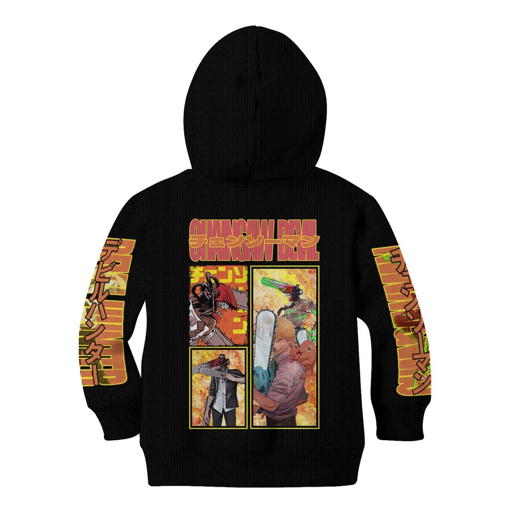 Denji Chainsaw Man Kid Hoodie Anime Style
