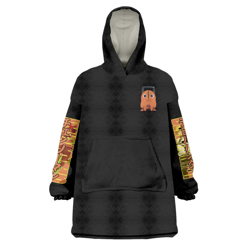 Denji Chainsaw Man Wearable Blanket Hoodie Anime Style