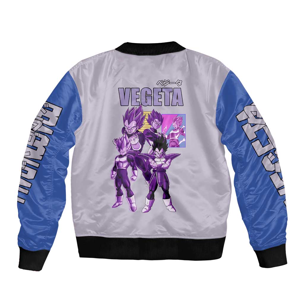 Vegeta Dragon Ball Z Bomber Jacket Anime Style