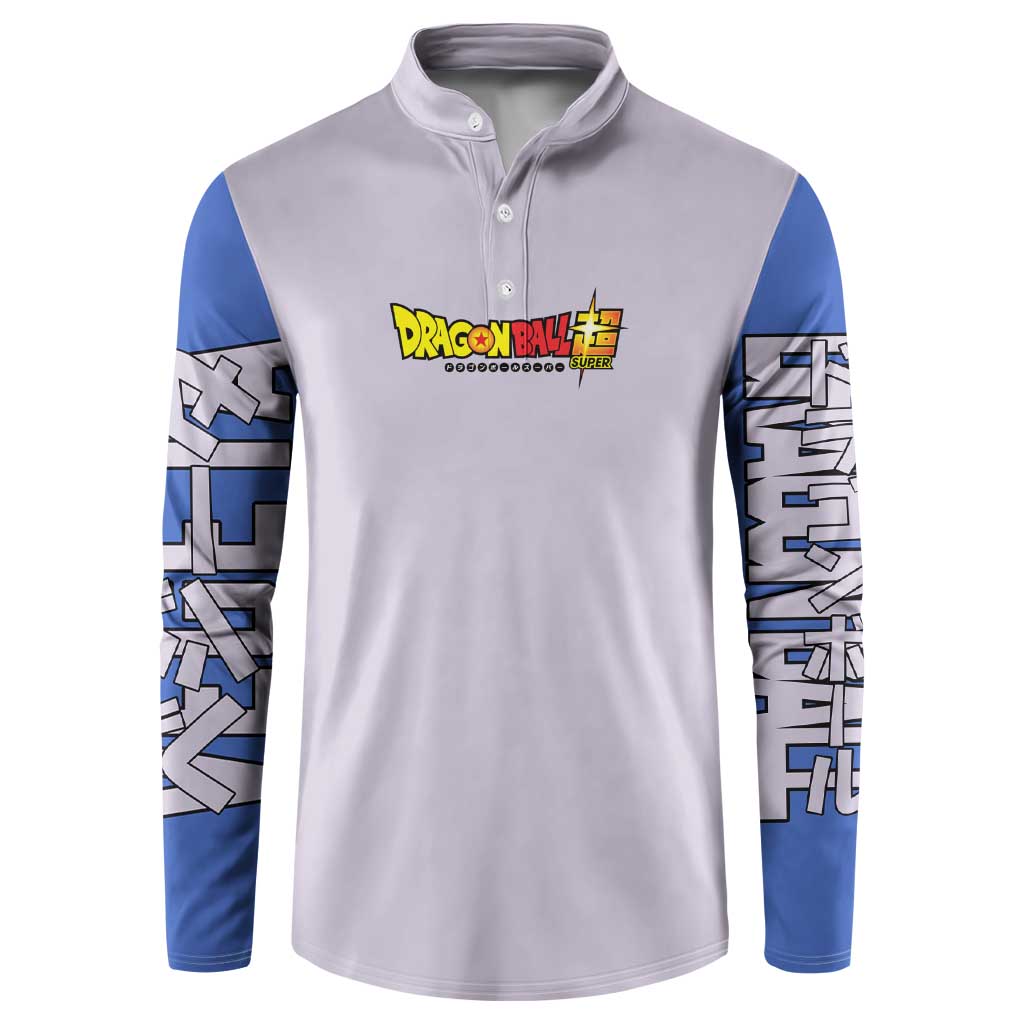 Vegeta Dragon Ball Z Button Sweatshirt Anime Style