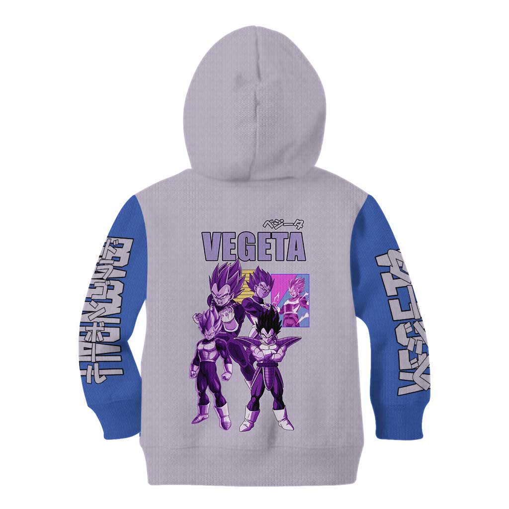 Vegeta Dragon Ball Z Kid Hoodie Anime Style