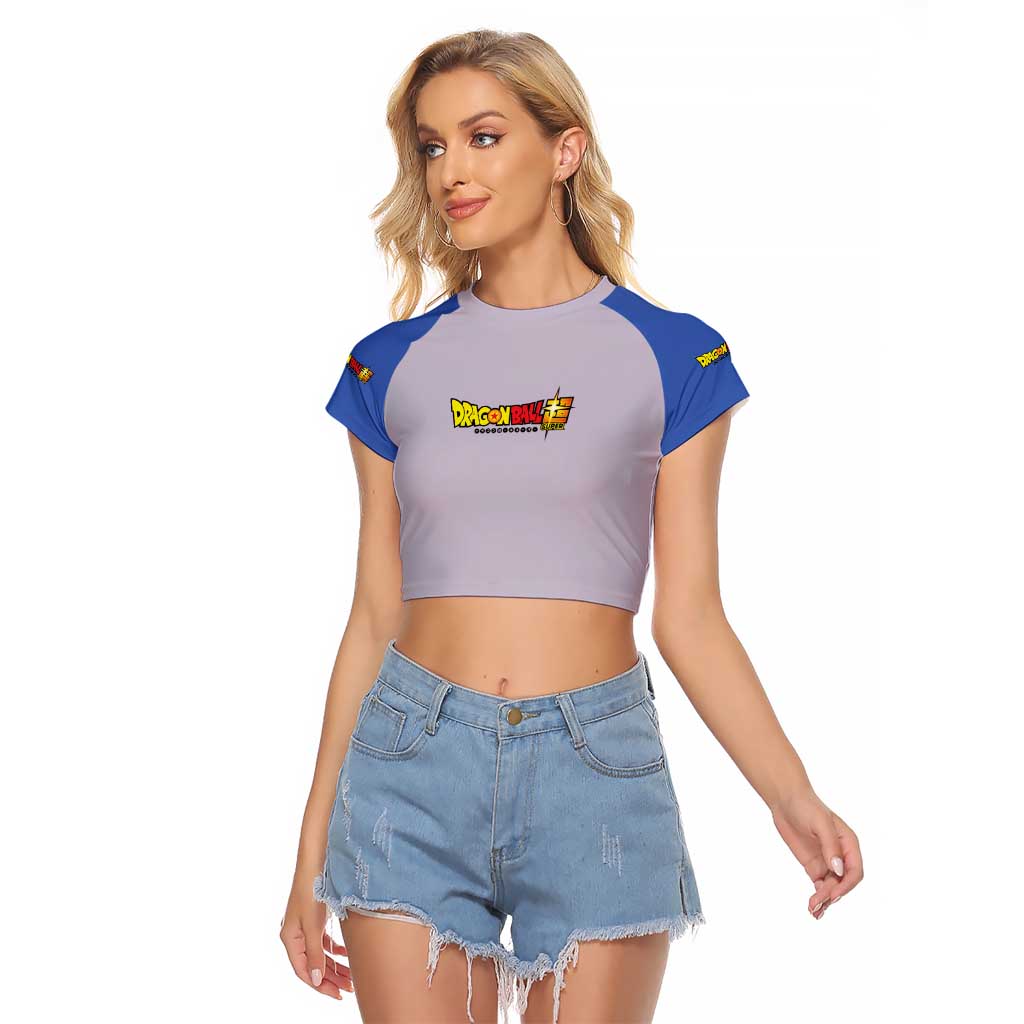 Vegeta Dragon Ball Z Raglan Cropped T Shirt Anime Style