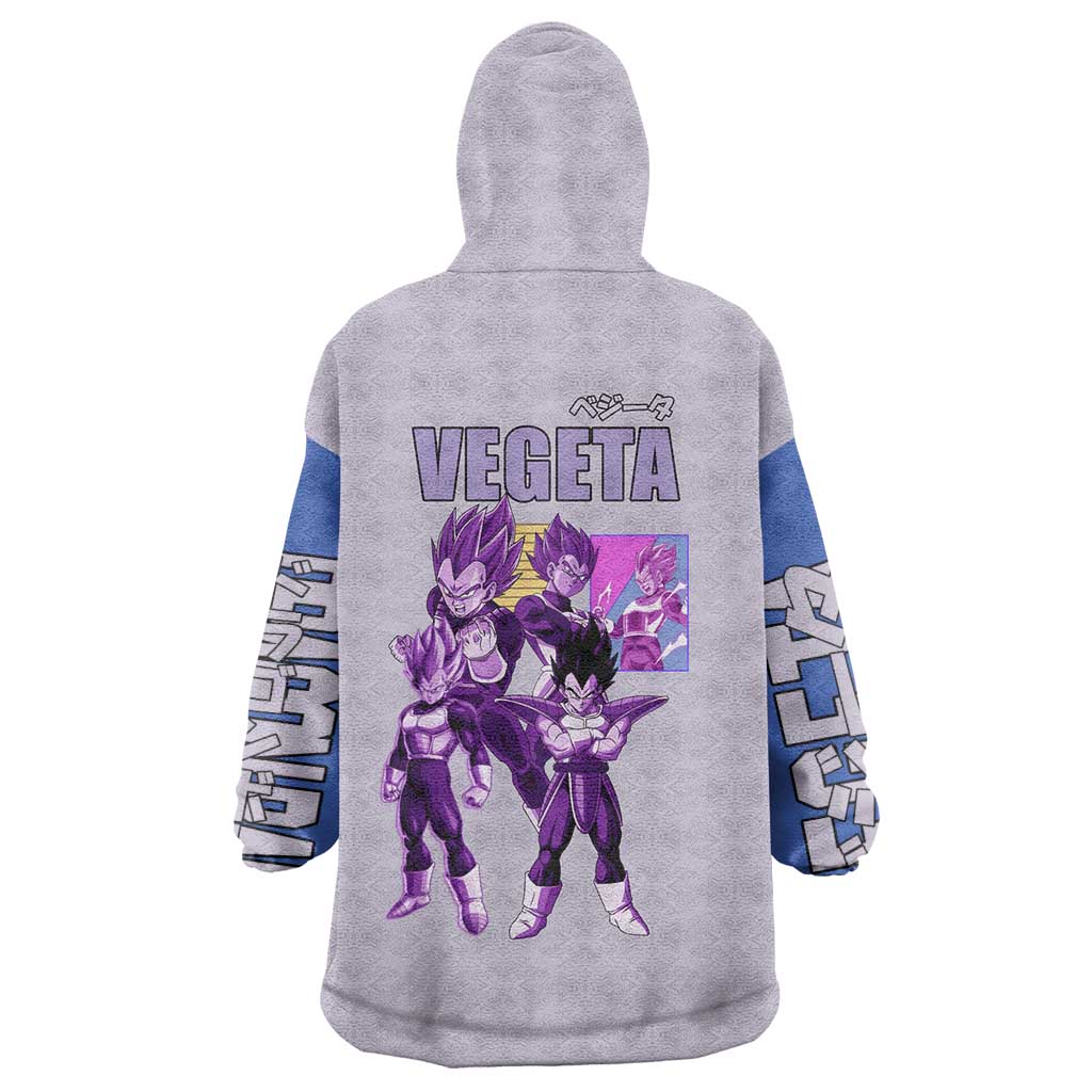 Vegeta Dragon Ball Z Wearable Blanket Hoodie Anime Style