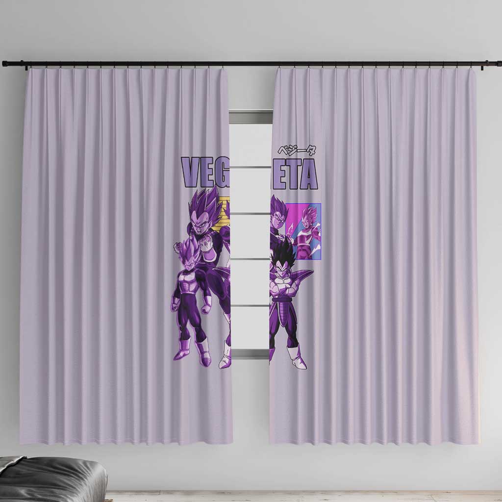 Vegeta Dragon Ball Z Window Curtain Anime Style