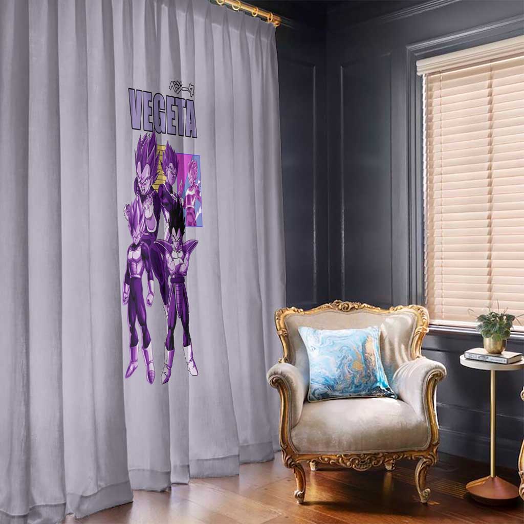 Vegeta Dragon Ball Z Window Curtain Anime Style