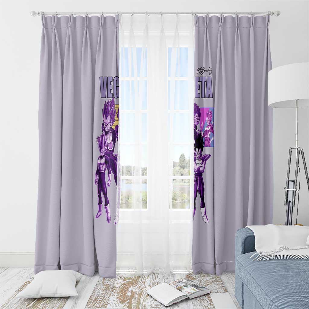 Vegeta Dragon Ball Z Window Curtain Anime Style