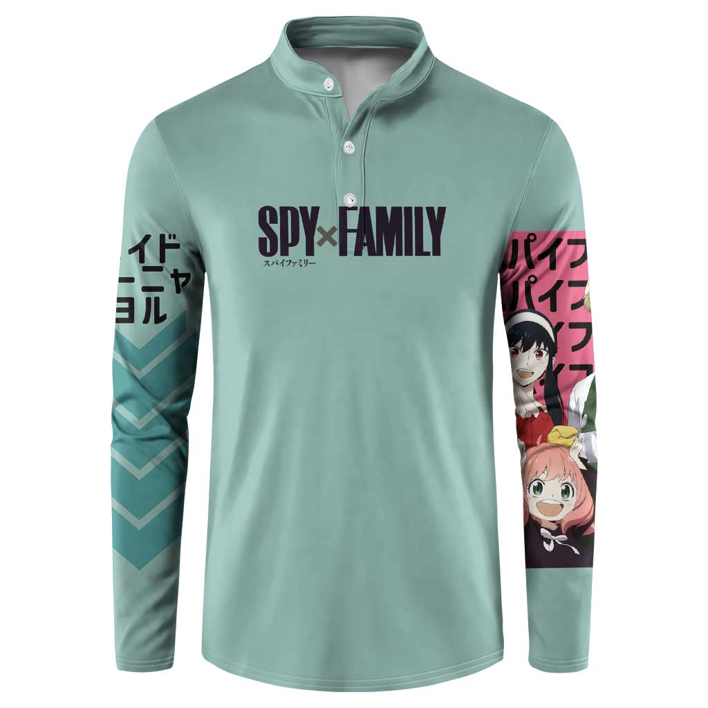 Forgers Spy x Family Button Sweatshirt Anime Style