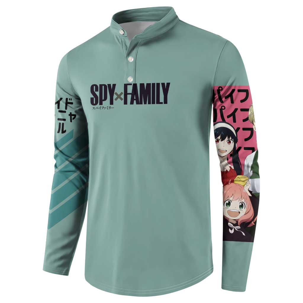 Forgers Spy x Family Button Sweatshirt Anime Style