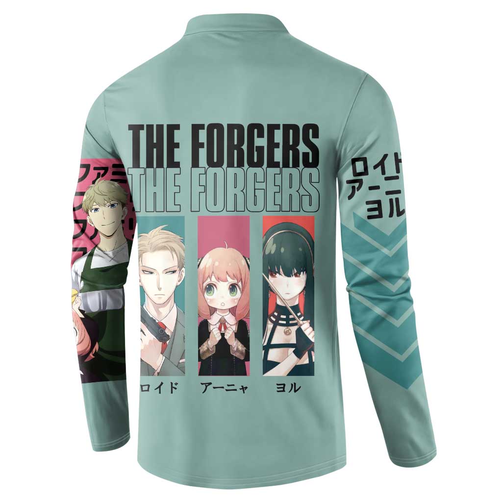 Forgers Spy x Family Button Sweatshirt Anime Style