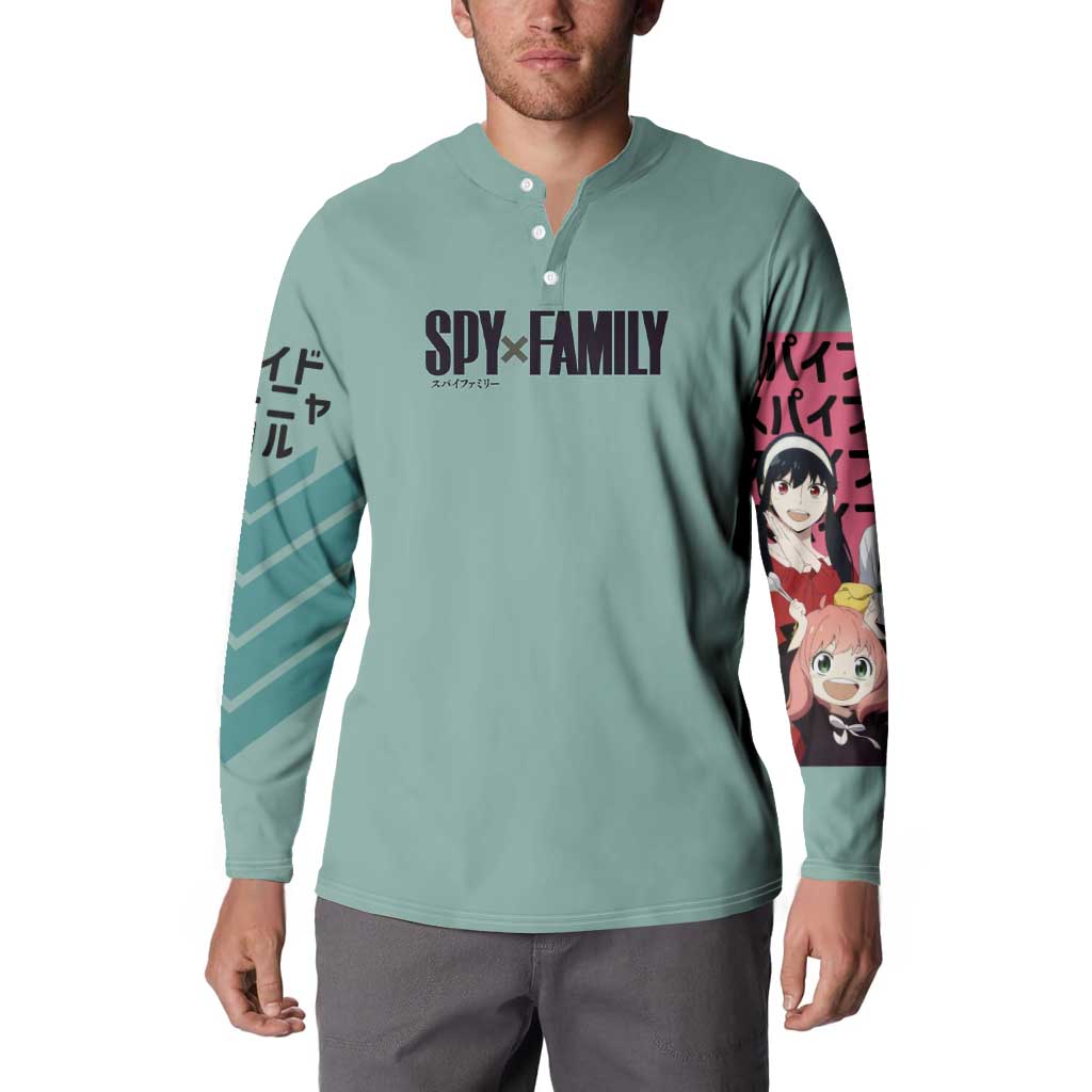 Forgers Spy x Family Button Sweatshirt Anime Style