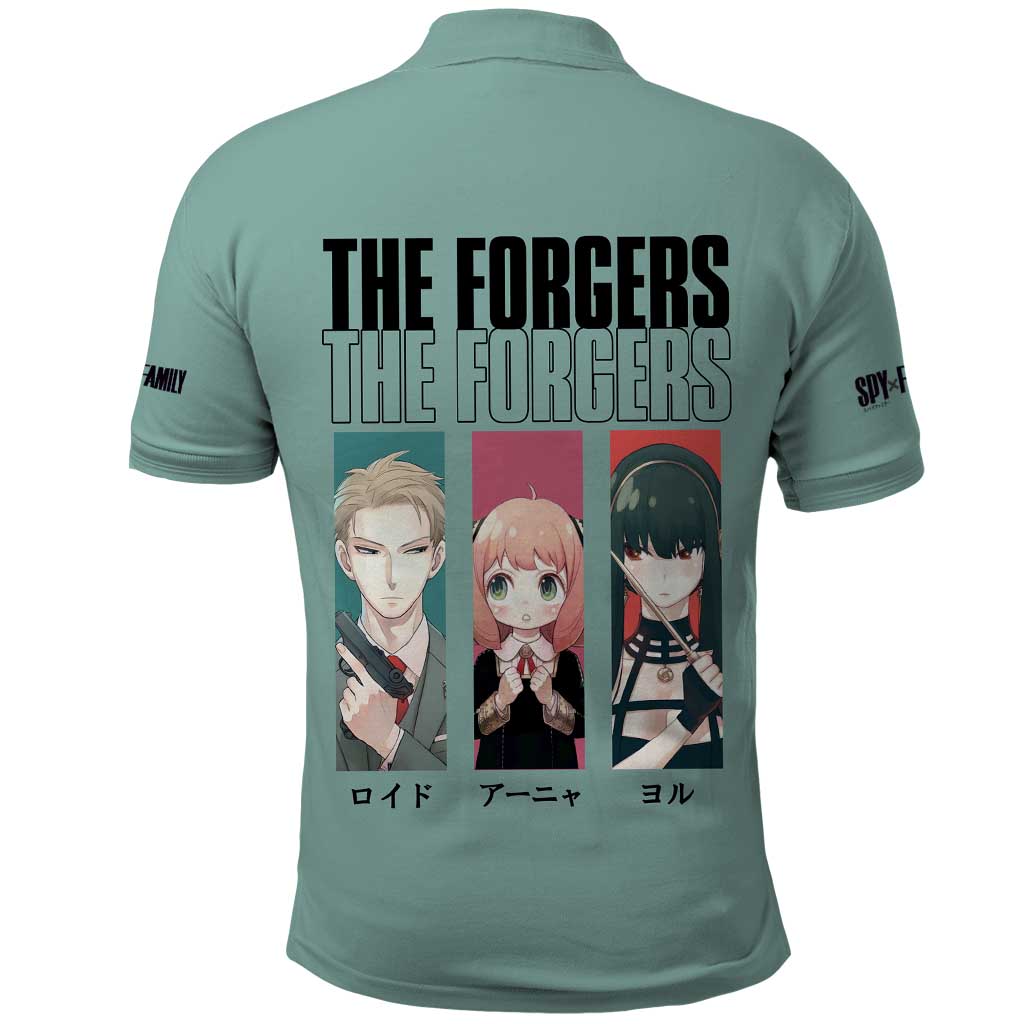Forgers Spy x Family Polo Shirt Anime Style