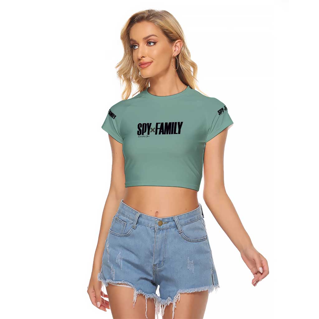 Forgers Spy x Family Raglan Cropped T Shirt Anime Style