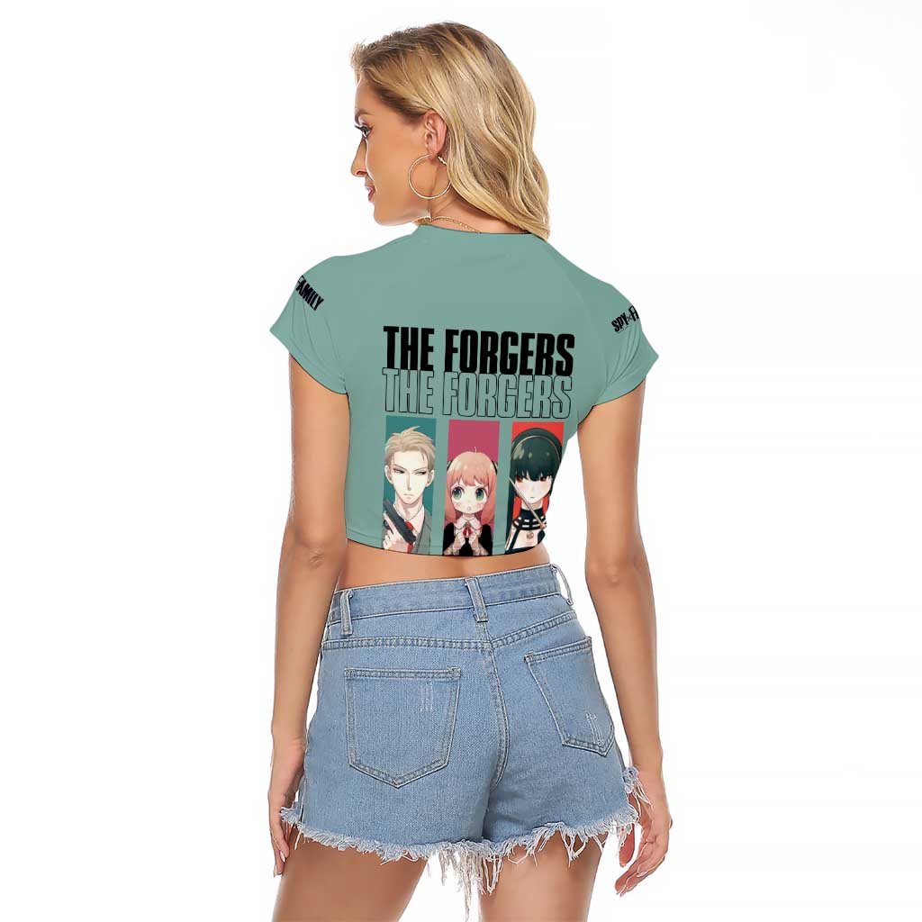 Forgers Spy x Family Raglan Cropped T Shirt Anime Style