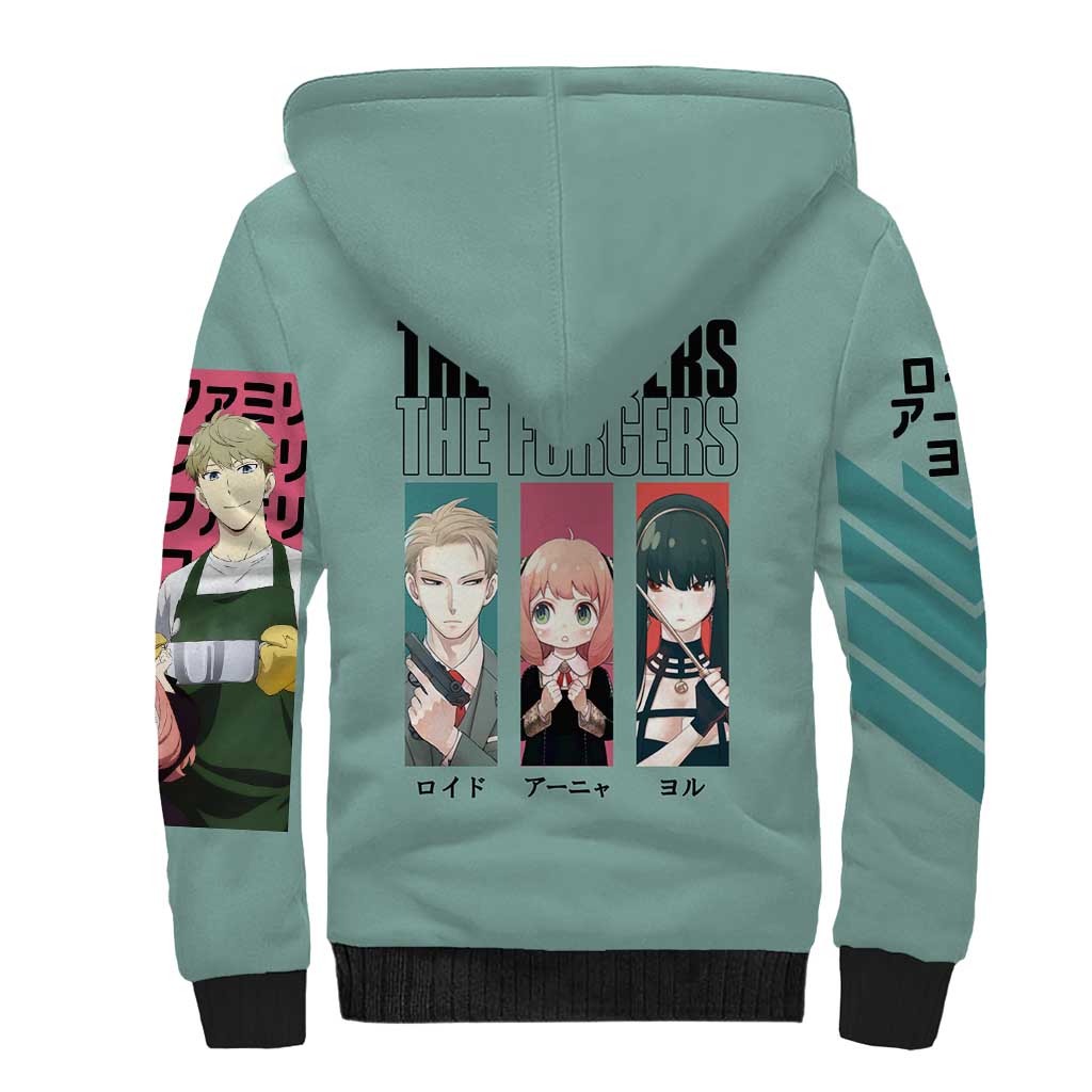 Forgers Spy x Family Sherpa Hoodie Anime Style