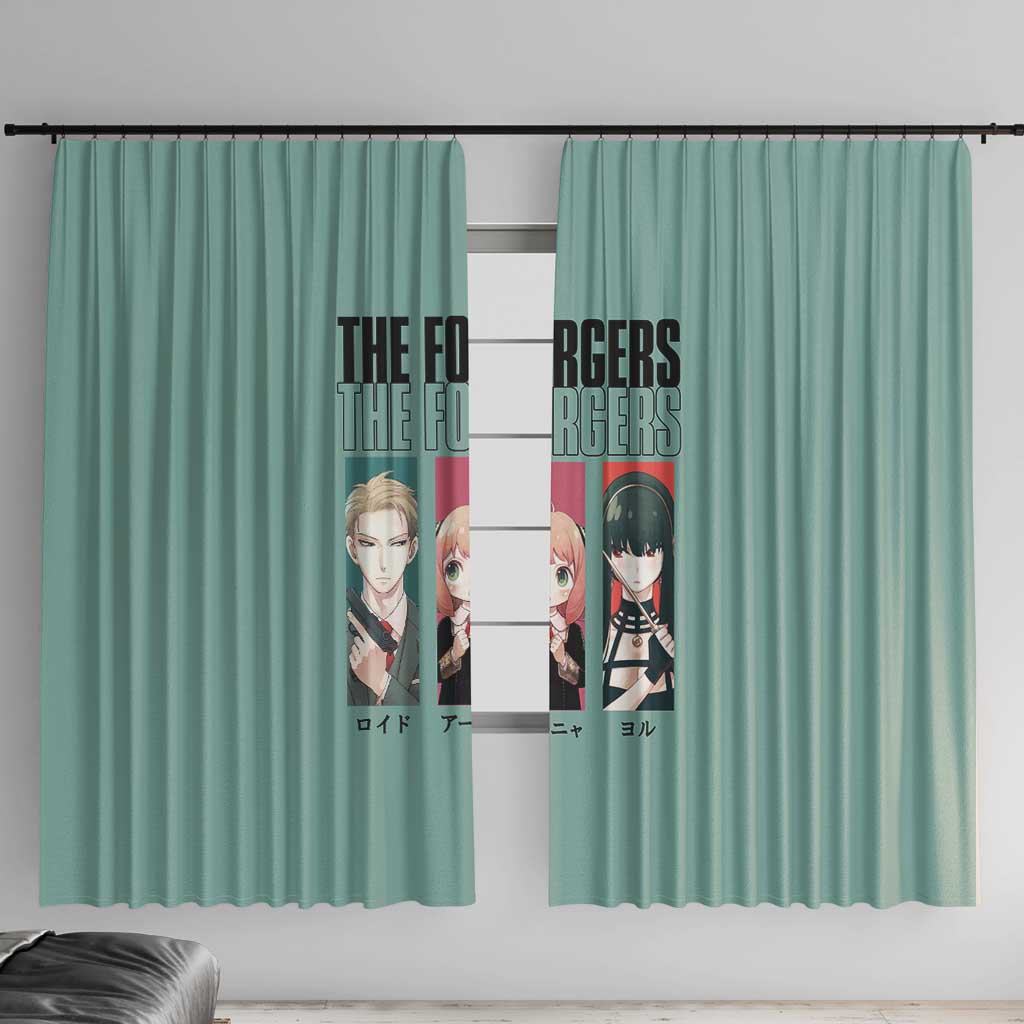 Forgers Spy x Family Window Curtain Anime Style
