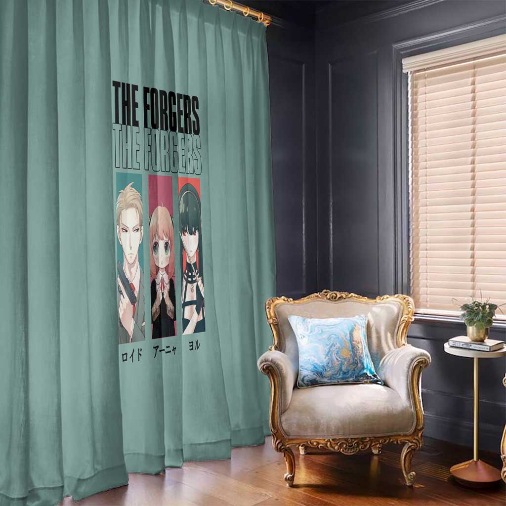 Forgers Spy x Family Window Curtain Anime Style