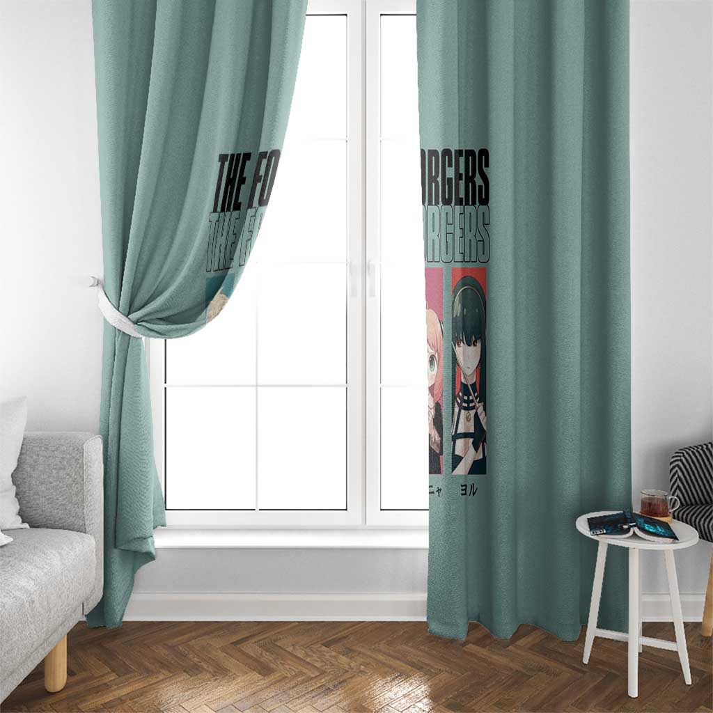 Forgers Spy x Family Window Curtain Anime Style