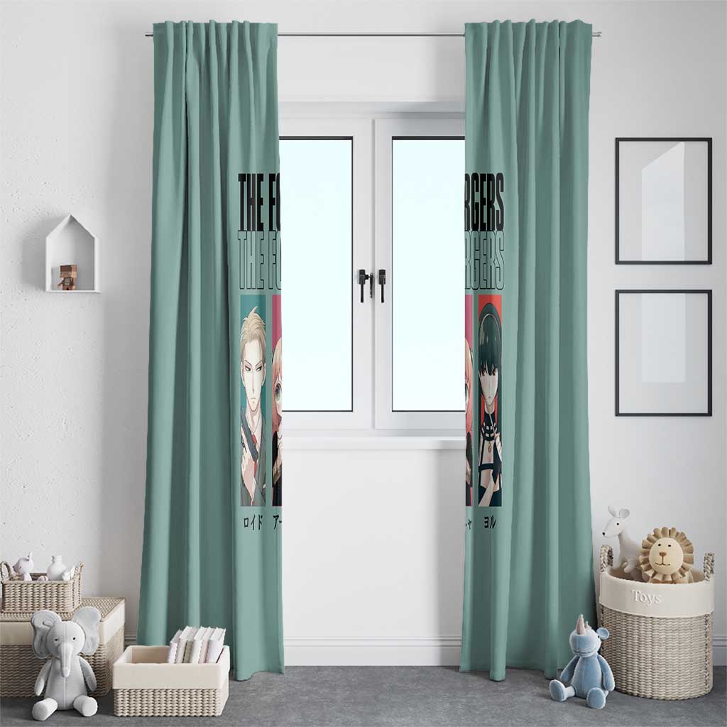 Forgers Spy x Family Window Curtain Anime Style