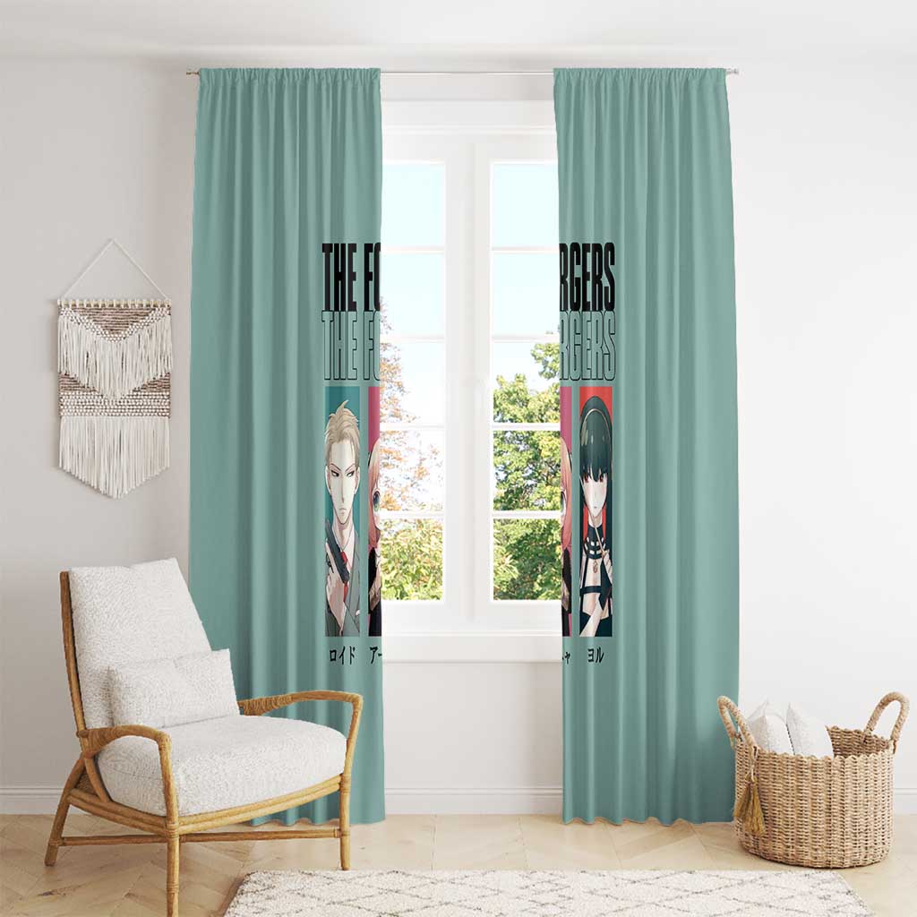 Forgers Spy x Family Window Curtain Anime Style