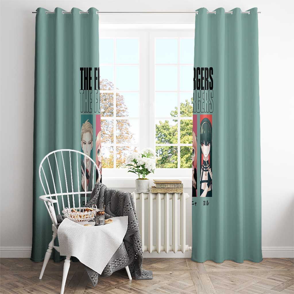 Forgers Spy x Family Window Curtain Anime Style