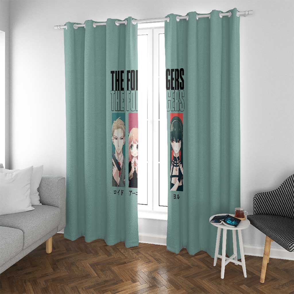 Forgers Spy x Family Window Curtain Anime Style