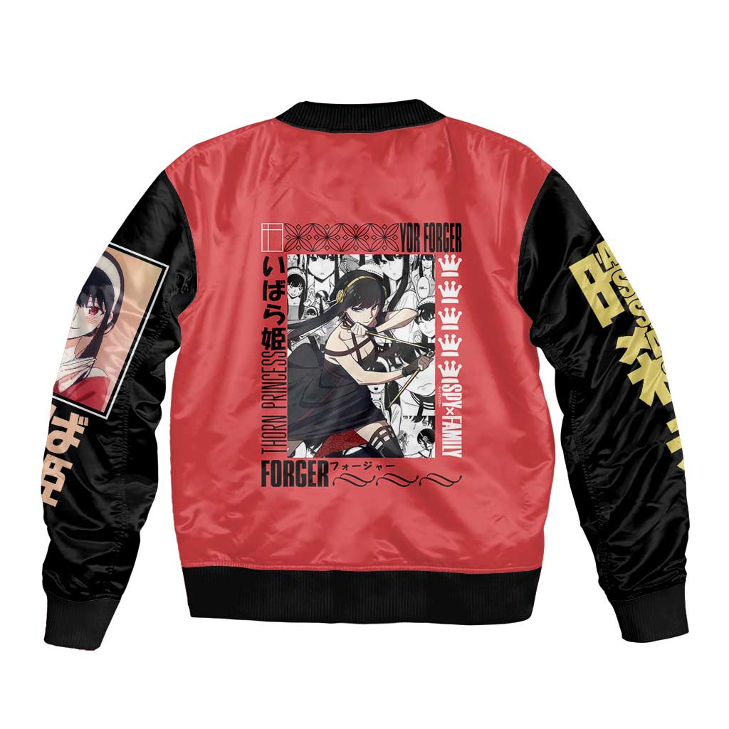 Yor Forger Spy x Family Bomber Jacket Anime Style