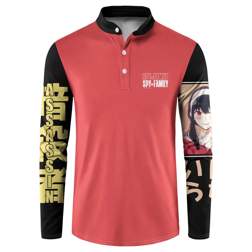 Yor Forger Spy x Family Button Sweatshirt Anime Style