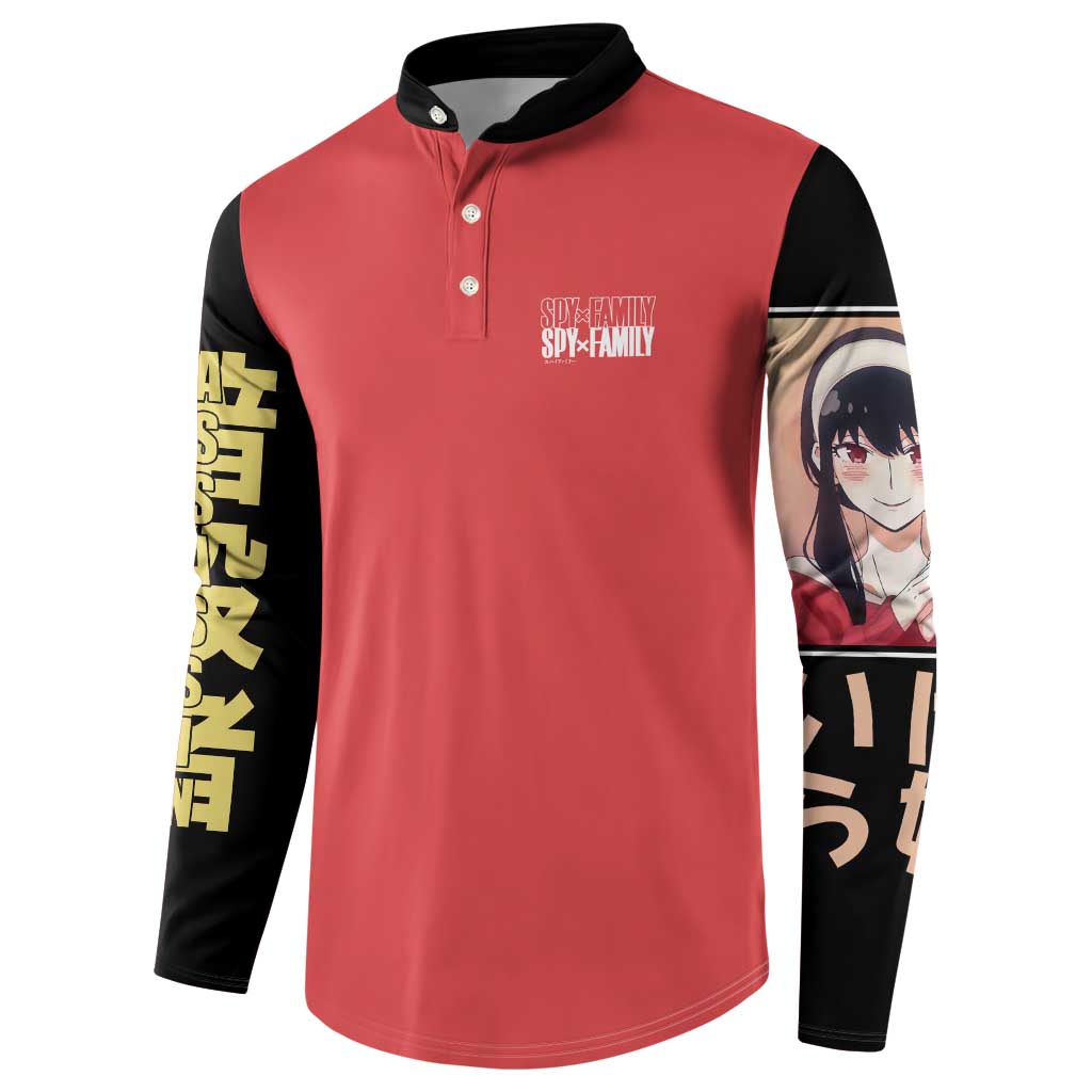 Yor Forger Spy x Family Button Sweatshirt Anime Style