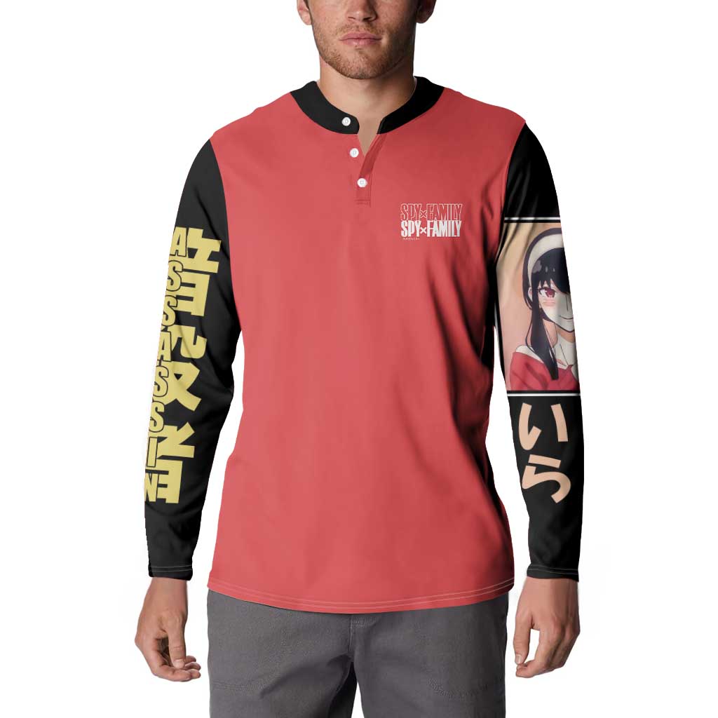 Yor Forger Spy x Family Button Sweatshirt Anime Style