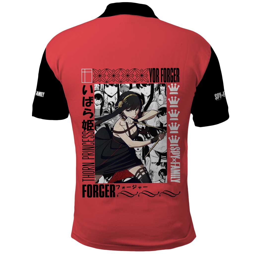 Yor Forger Spy x Family Polo Shirt Anime Style