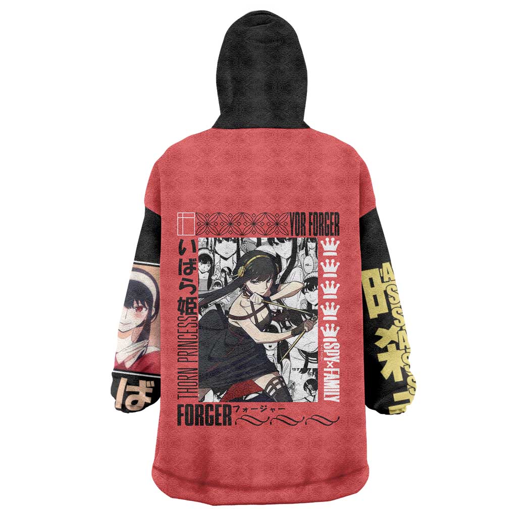 Yor Forger Spy x Family Wearable Blanket Hoodie Anime Style