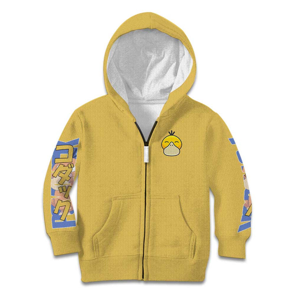 Cute Psyduck Poke Kid Hoodie Anime Style