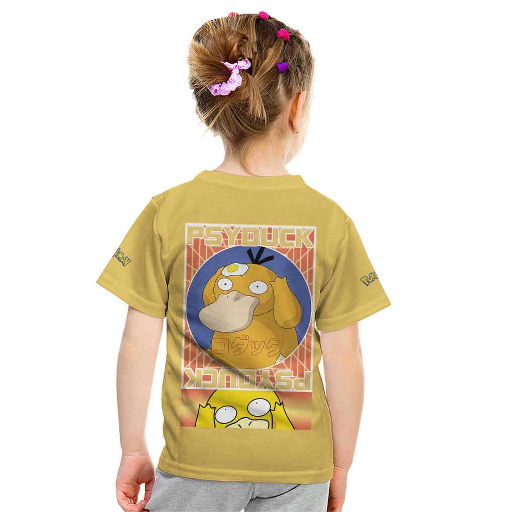 Cute Psyduck Poke Kid T Shirt Anime Style