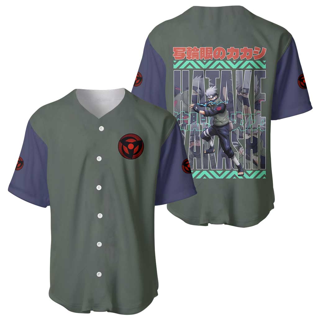 Hatake Kakashi Naruto Shippuden Baseball Jersey Anime Style